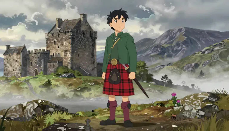 Visual representation of "caledonian" - Relating to Scotland or its people.