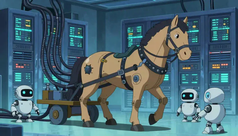 Visual representation of "workhorse" - A hardworking person or thing that does a lot of work regularly and continuously.