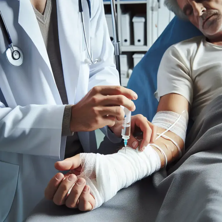 Visual representation of "septic" - (of a wound or a person) infected with bacteria