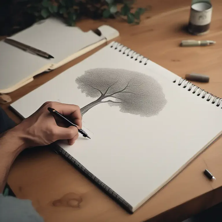Visual representation of "pad" - A stack of paper glued together on one side, often used for writing or drawing.