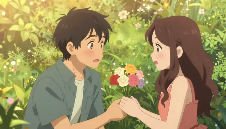 Visual representation of "swain" - A young man who is the lover of a girl or young woman