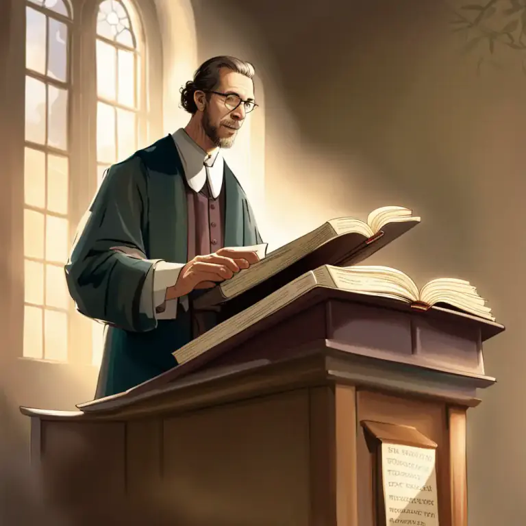 Visual representation of "text" - A passage from the Bible or other religious work used as the subject of a sermon.