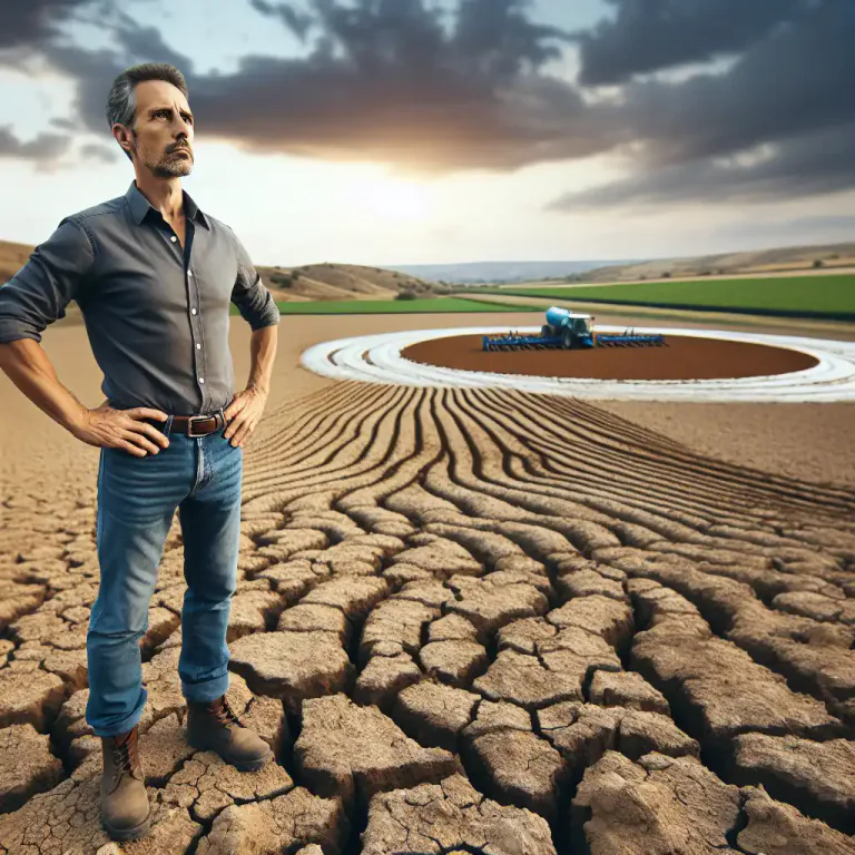 Visual representation of "alkali" - A type of soil that contains a lot of alkali.