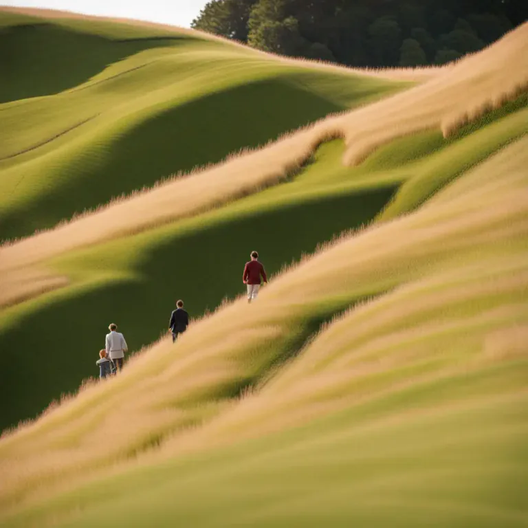 Visual representation of "gentle" - Not steep or severe.