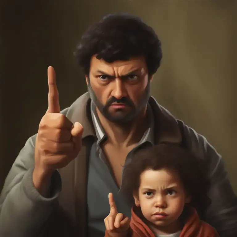 Visual representation of "a firm hand" - Strict control or discipline