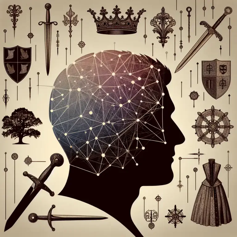 Visual representation of "animus" - The masculine part of the personality in the analytic psychology of Carl Jung.