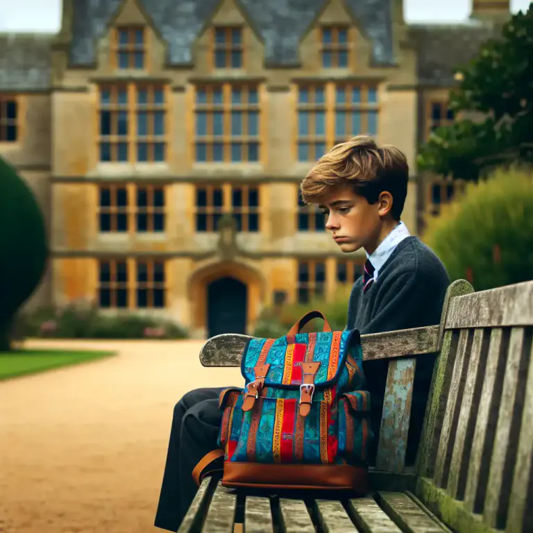 Visual representation of "truant" - Relating to a student who stays away from school without permission.
