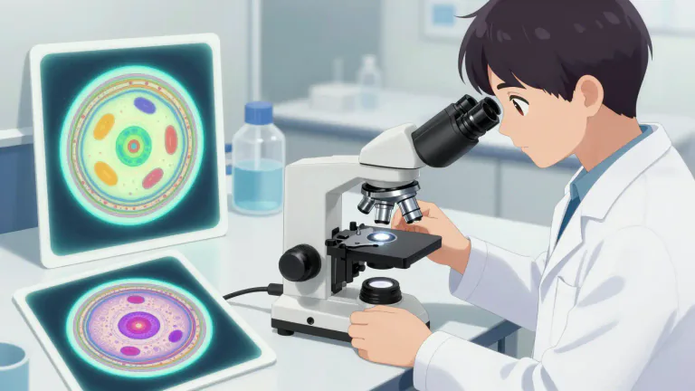 Visual representation of "histology" - The study of the microscopic structure (microanatomy) of tissues
