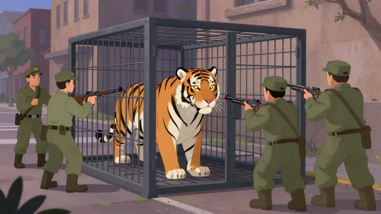 Visual representation of "capture" - To catch or trap someone or something