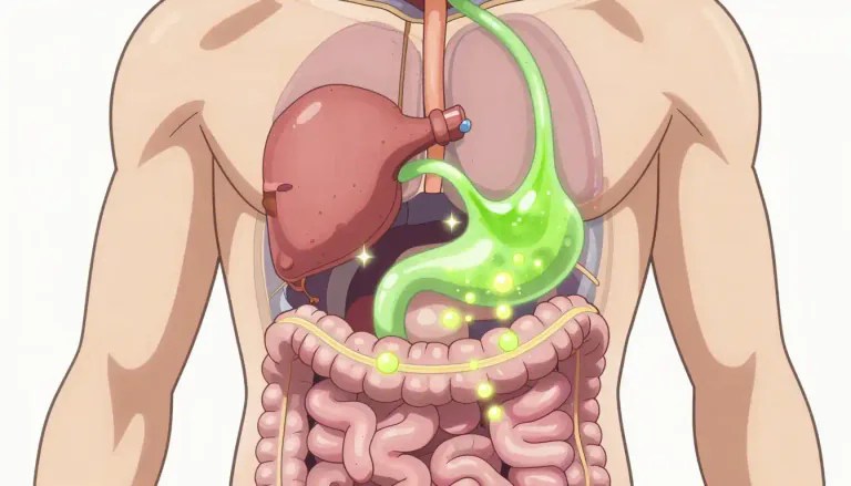 Visual representation of "cholecystokinin" - Cholecystokinin is a hormone that stimulates the gallbladder to release bile and helps with digestion.