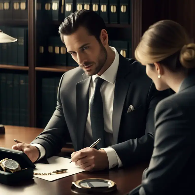 Visual representation of "in pawn" - Being used as security or collateral for a loan
