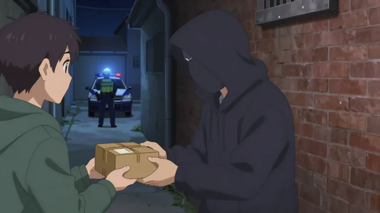 Visual representation of "illicit" - Something that is not allowed by law or rules