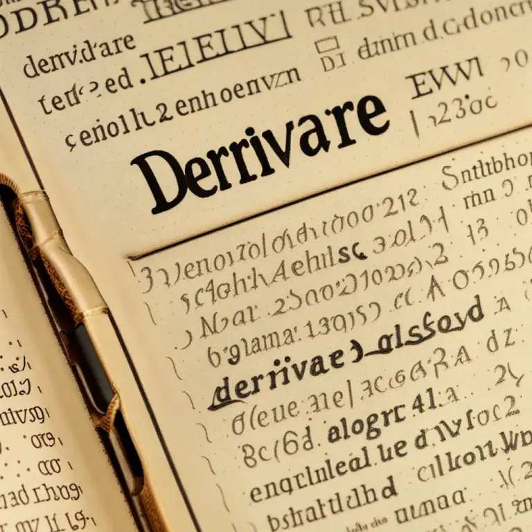 Visual representation of "derive" - To have roots in a specific source or origin