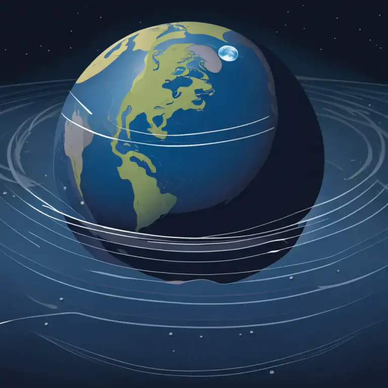 Visual representation of "tidal" - Resulting from or relating to the forces or actions of the moon.