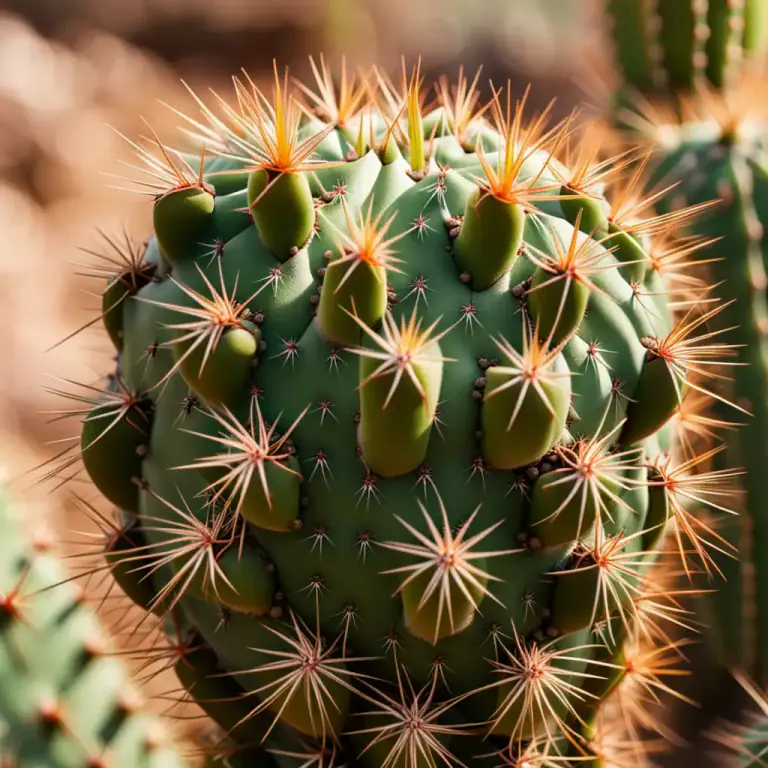 Visual representation of "spine" - A stiff, pointed part sticking out of a plant or animal.