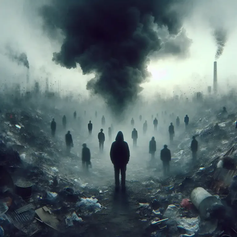 Visual representation of "demoralizing" - Causing downfall or corruption, especially in morality