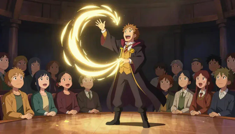 Visual representation of "spellbinding" - So fascinating or charming that it holds your attention completely.