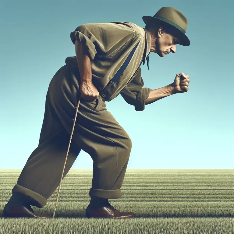 Visual representation of "plod on" - To continue doing something slowly and with effort or difficulty.