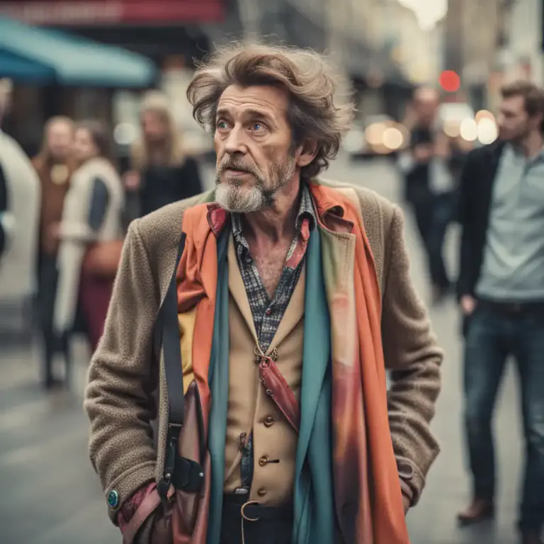 Visual representation of "geezer" - A person considered eccentric or strange