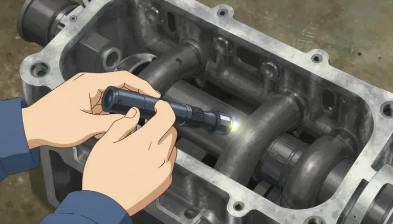 Visual representation of "borescope" - A borescope is an optical device used for inspecting the interiors of objects through small openings.