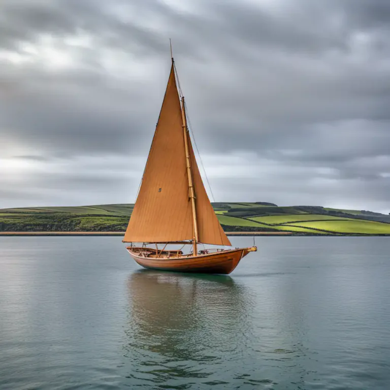 Visual representation of "smack" - A type of small, traditional sailing boat
