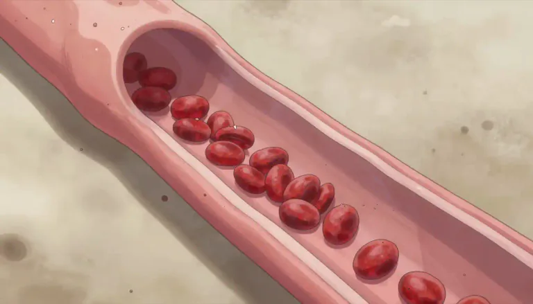 Visual representation of "thrombocytosis" - A medical condition characterized by an increased number of platelets in the blood, which can lead to increased risk of blood clots.