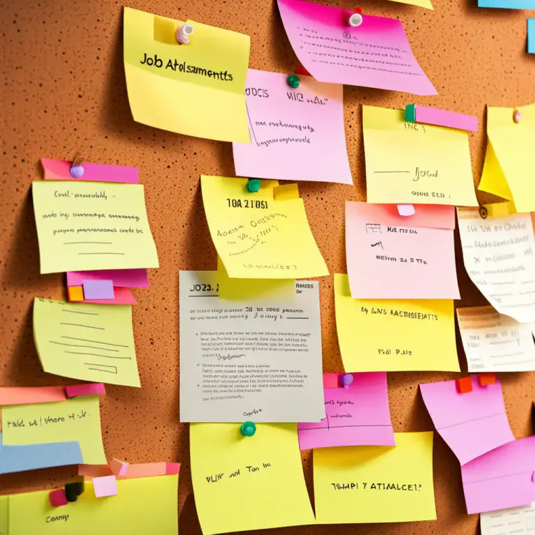 Visual representation of "bulletin" - A small board for posting notices.