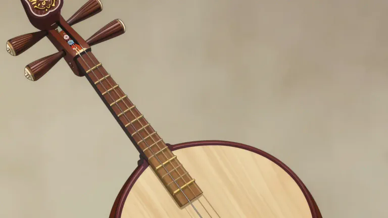 Visual representation of "erhu" - A two-stringed bowed instrument from China, typically made of wood and used in traditional music.