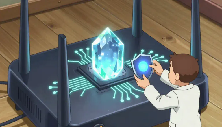 Visual representation of "firmware" - Firmware is a specific type of software that is embedded in a hardware device, allowing it to operate and communicate with higher-level programs.