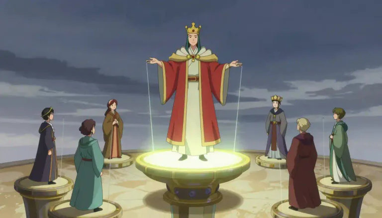 Visual representation of "hegemonic" - Having the most power or influence in a system or organization