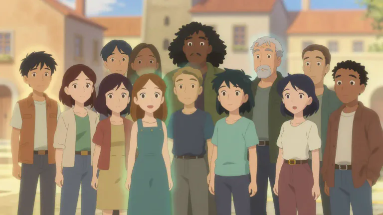 Visual representation of "racial" - related to race or a certain race