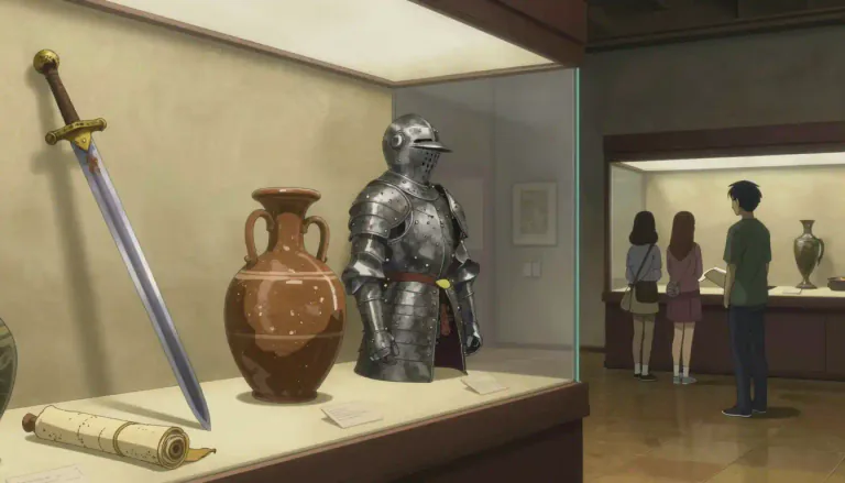 Visual representation of "historical" - Related to past events or a record of past events
