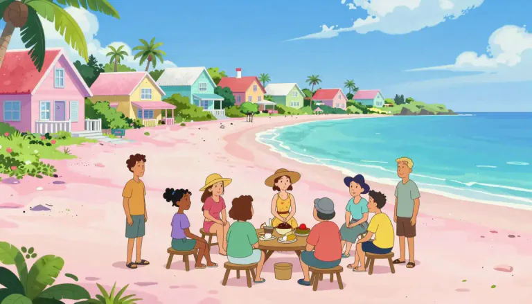 Visual representation of "bermudian" - Relating to or characteristic of Bermuda or its inhabitants.