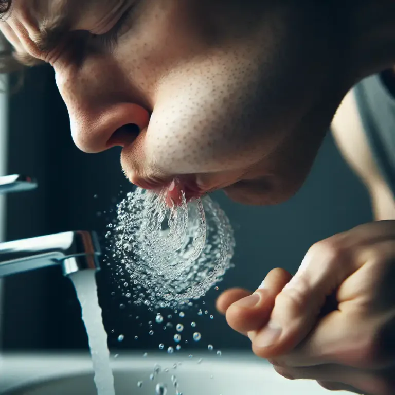 Visual representation of "swish" - To move something, such as a liquid, around in order to mix it thoroughly