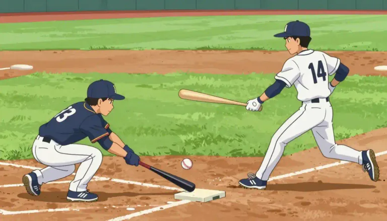Visual representation of "groundout" - In baseball, a groundout is a type of out where a ball hit on the ground is caught by a fielder and the batter is unable to reach first base.