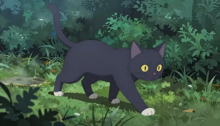 Visual representation of "prowl" - To move around quietly, especially while hunting.