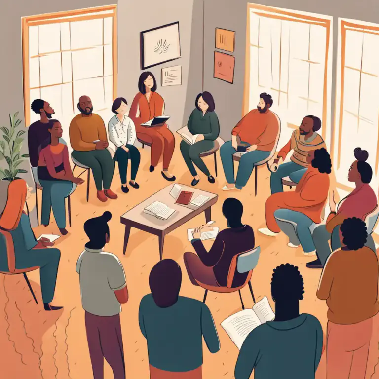 Visual representation of "bee" - A meeting of people to discuss or indulge in a shared interest.