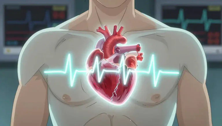 Visual representation of "arrhythmic" - Arrhythmic refers to a condition where the heart beats irregularly, lacking a normal rhythm.