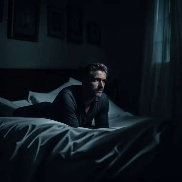 Visual representation of "unrest" - The lack of sleep or a restful state, often due to anxiety or illness