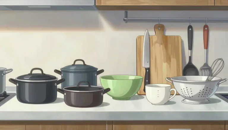Visual representation of "kitchenware" - Kitchenware refers to the items used in the kitchen for cooking and food preparation.