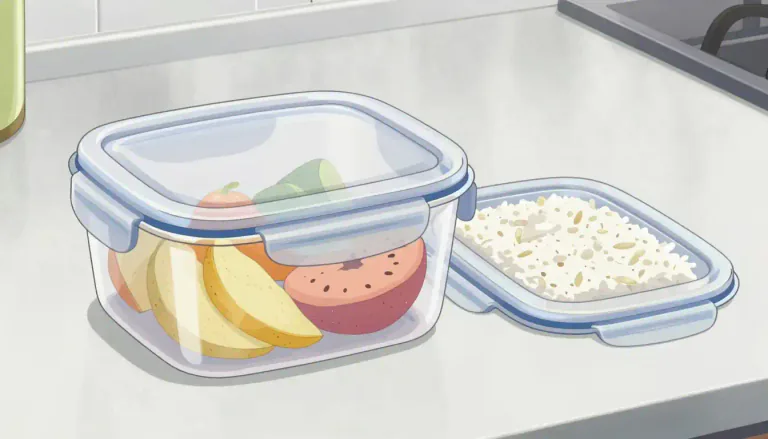 Visual representation of "tupperware" - A type of container made of plastic that is designed to store food products and keep them fresh.