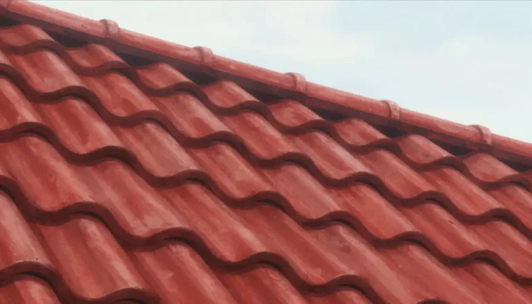 Visual representation of "pantile" - A roofing tile with an s-shaped profile, laid so that the down curve of one tile overlaps the up curve of the next one.