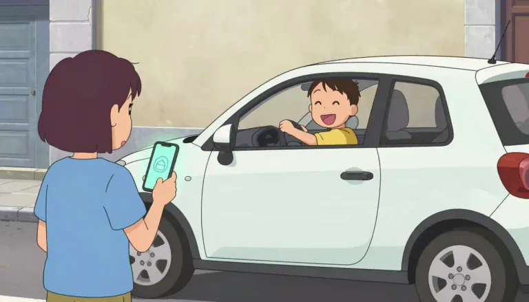 Visual representation of "rideshare" - A service that arranges for someone to travel with another person in the same vehicle, typically through an app.