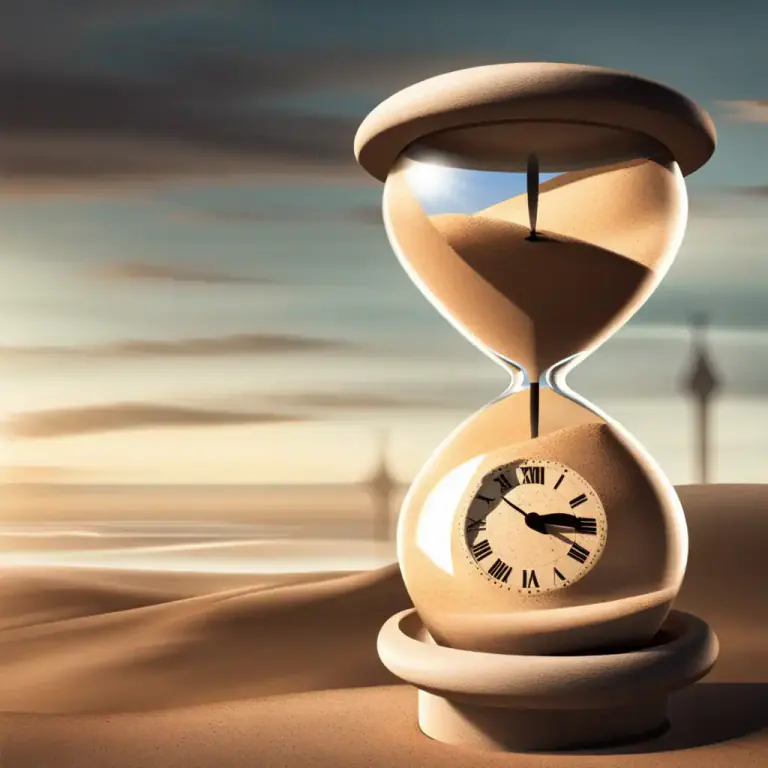 Visual representation of "tomorrow" - In the near future