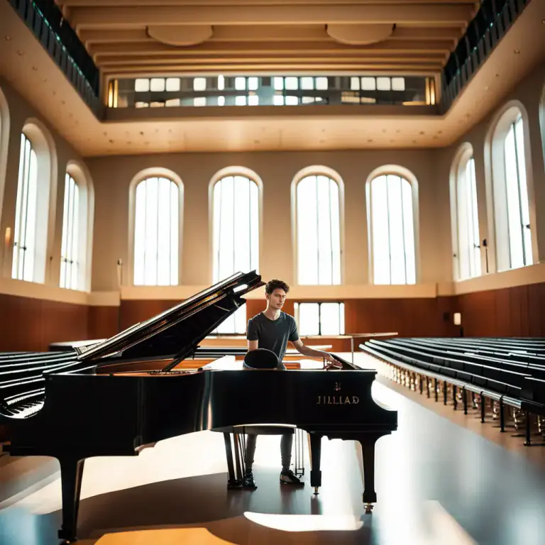 Visual representation of "conservatory" - A school where people are trained in music or acting.
