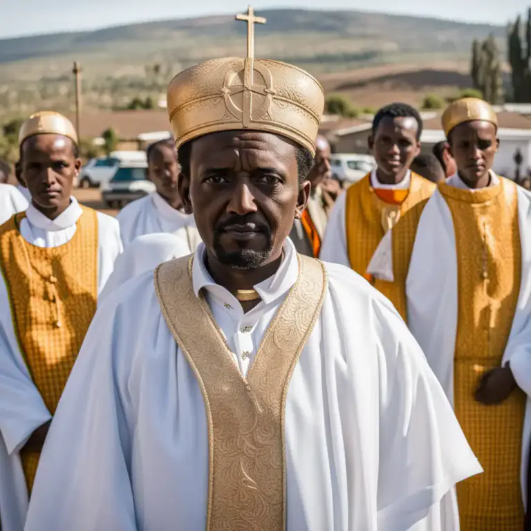 Visual representation of "abba" - In Ethiopia, a title of respect for a church official or a monk.