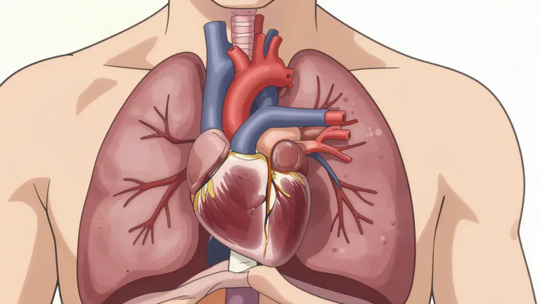Visual representation of "mediastinum" - The mediastinum is the area between the lungs that contains the heart, aorta, esophagus, trachea, and other structures.