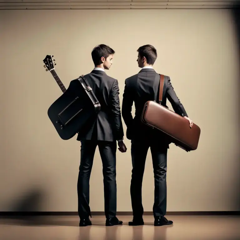 Visual representation of "be worlds apart" - To have very different opinion or nature or belief