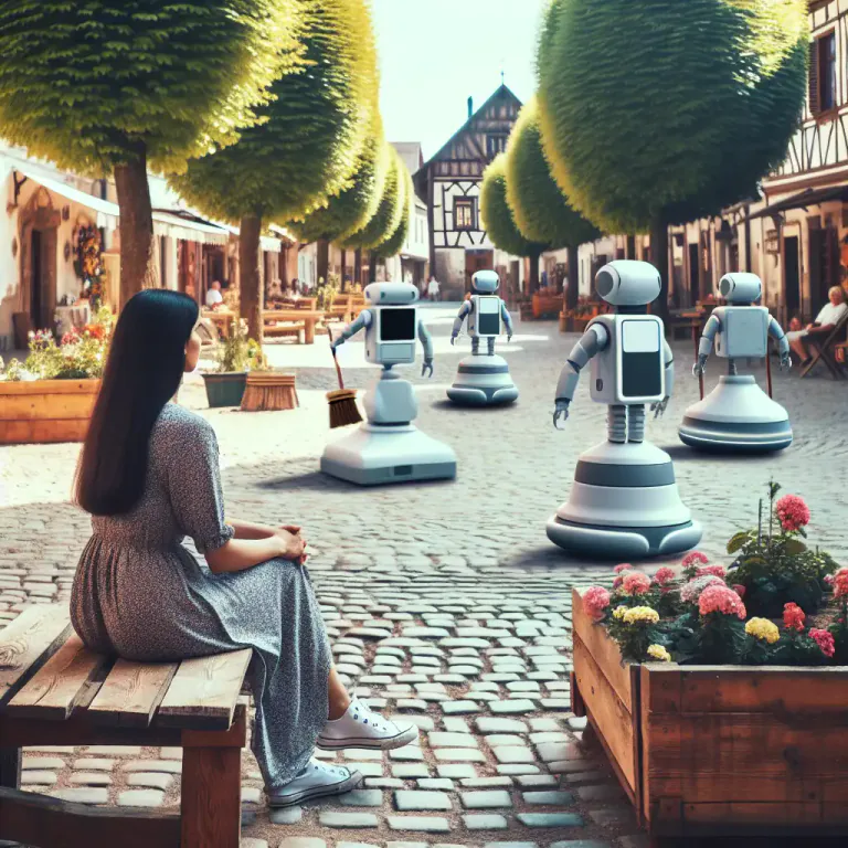 Visual representation of "mechanization" - The state of being mechanical or functioning in an automatic way.