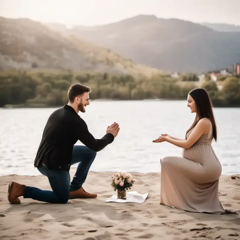 Visual representation of "make an honest woman of somebody" - To marry a woman, especially when she is pregnant, to avoid social embarrassment